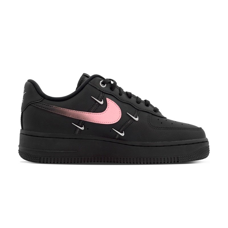 Custom Air Force 1 Shoes Black Pink Shadow Butterfly - Image 2