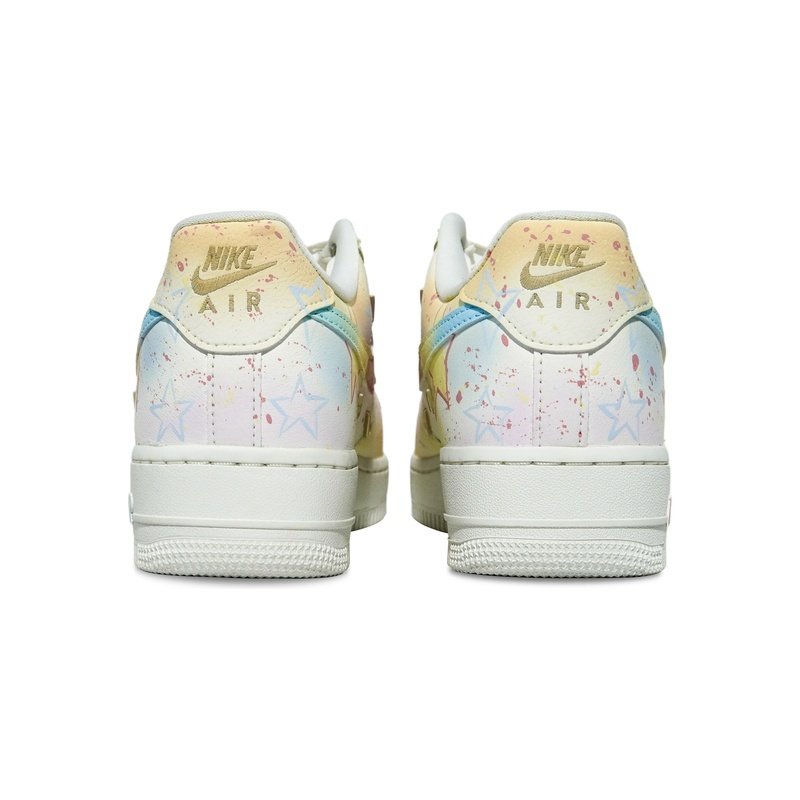 Custom Air Force 1 Shoes Pastel Sky Art Splash - Image 4