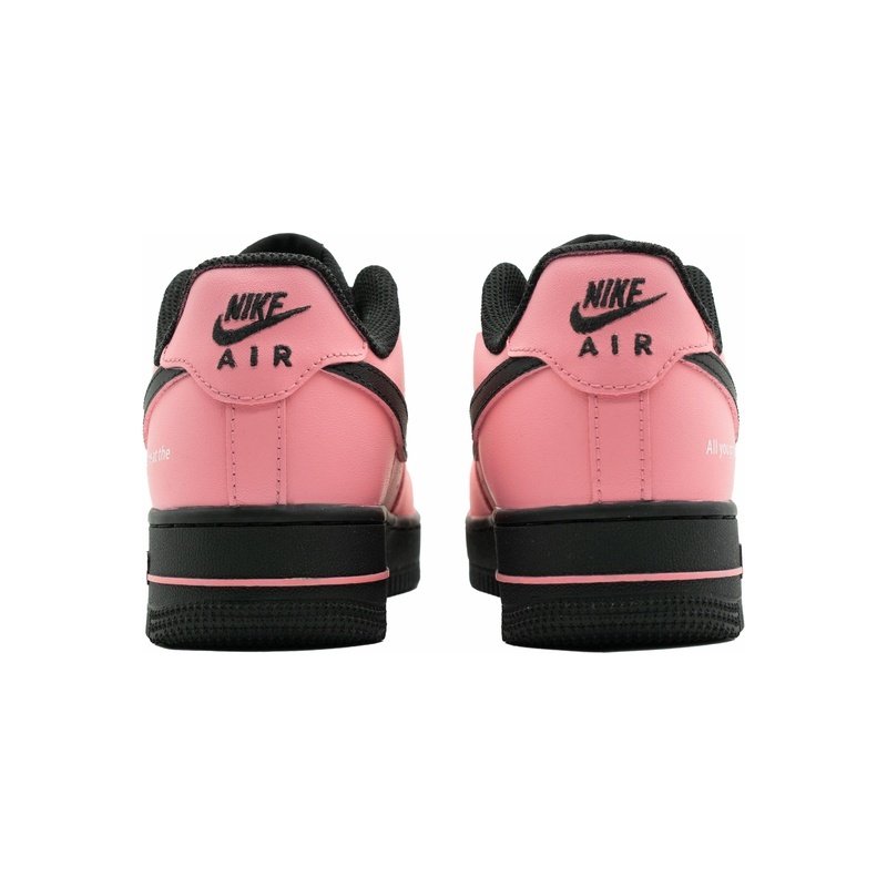 Custom Air Force 1 Shoes Pink Black Sweet Heart - Image 4