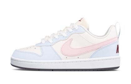 Custom Court Shoes Blue Pink Sea Salt Milk Foam