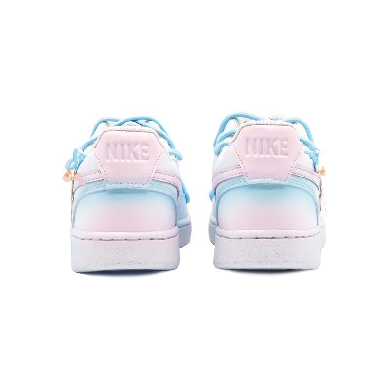 Custom Court Shoes Blue White Serene Sky - Image 4