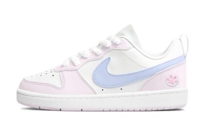 Custom Court Shoes Pink Purple Cute Paw