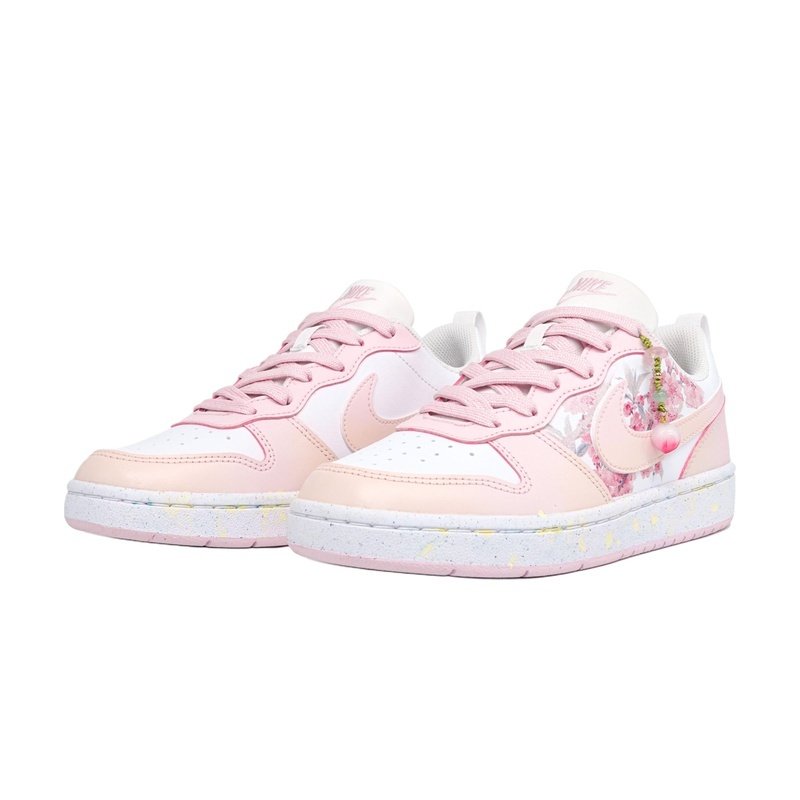 Custom Court Shoes Pink Yellow Gradient Bloom - Image 3