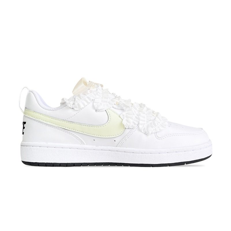Custom Court Shoes White Yellow Little Rabbit Diary - Image 2