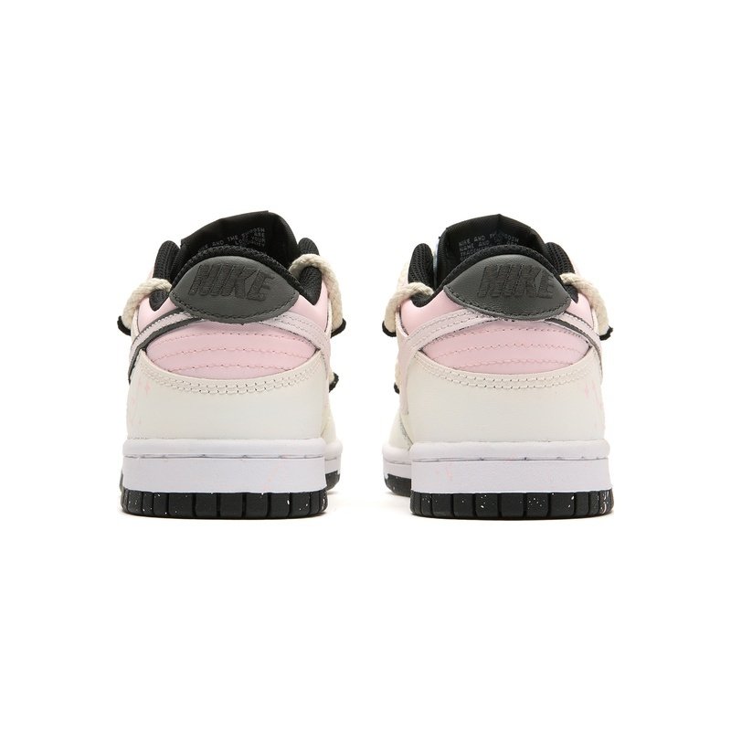 Custom Dunk Shoes Beige Pink Whale Dream - Image 5