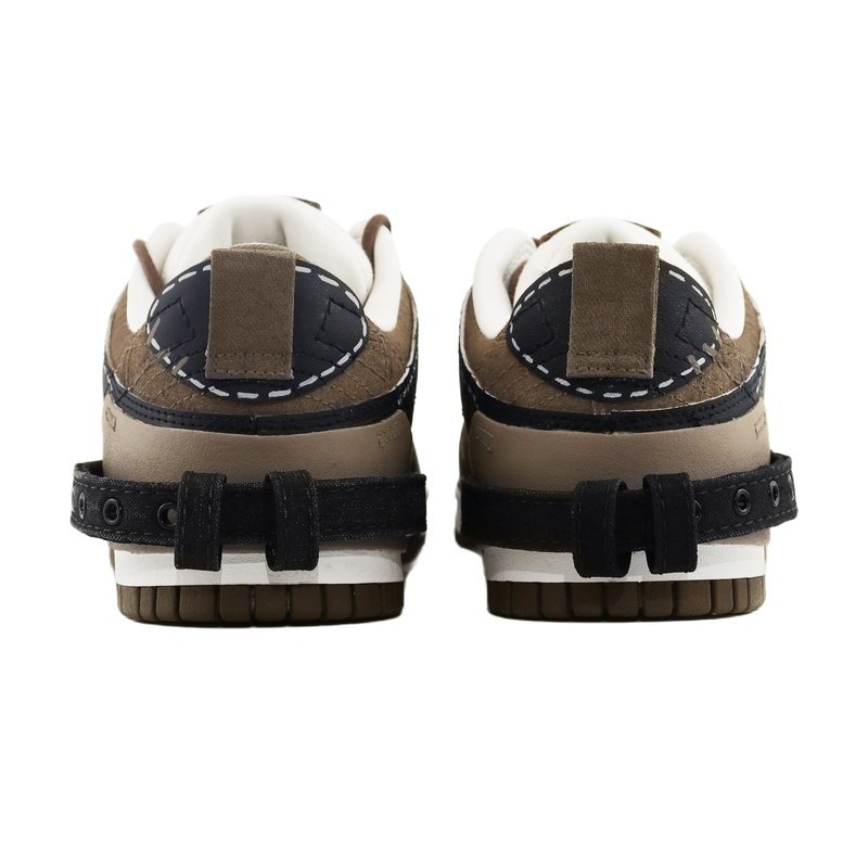 Custom Dunk Shoes Black Brown Western Charm - Image 4