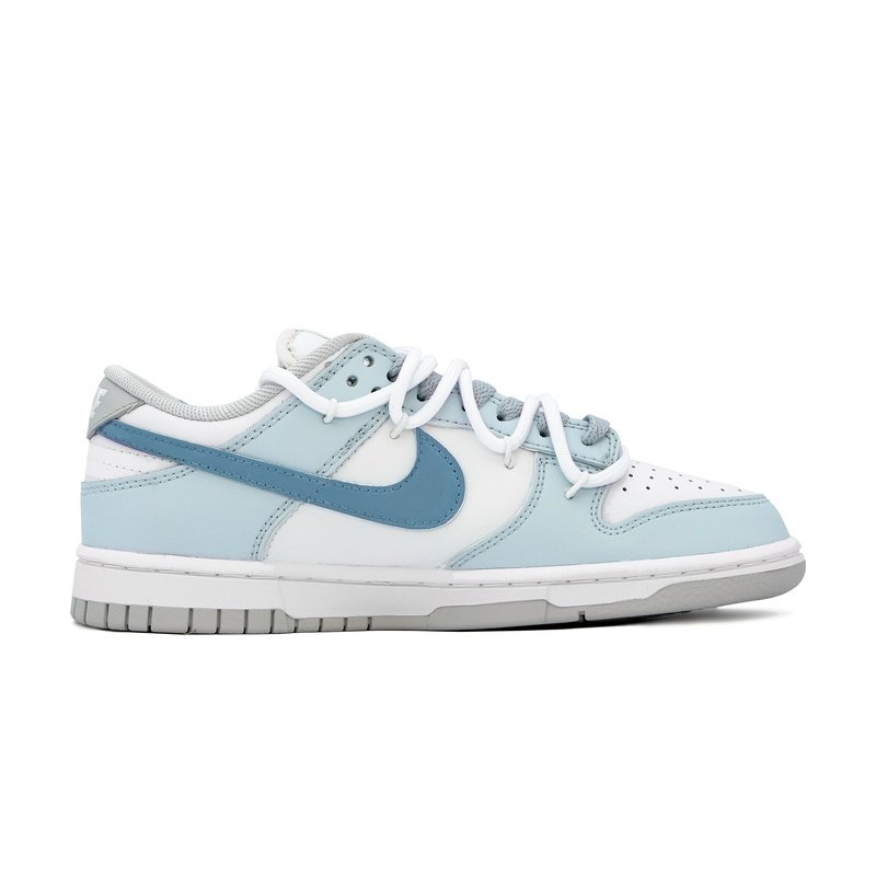 Custom Dunk Shoes Blue White Graffiti Angel - Image 2