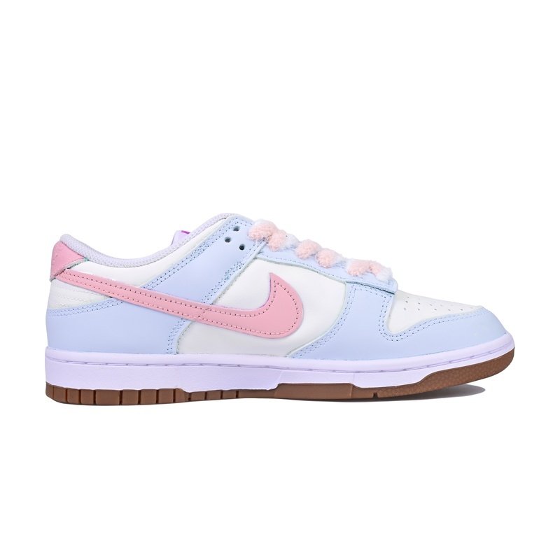 Custom Dunk Shoes Pink White Spring Garden - Image 2