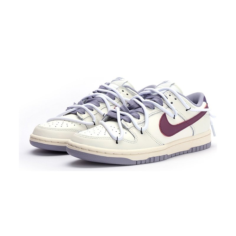 Custom Dunk Shoes White Beige Daily Commute - Image 3