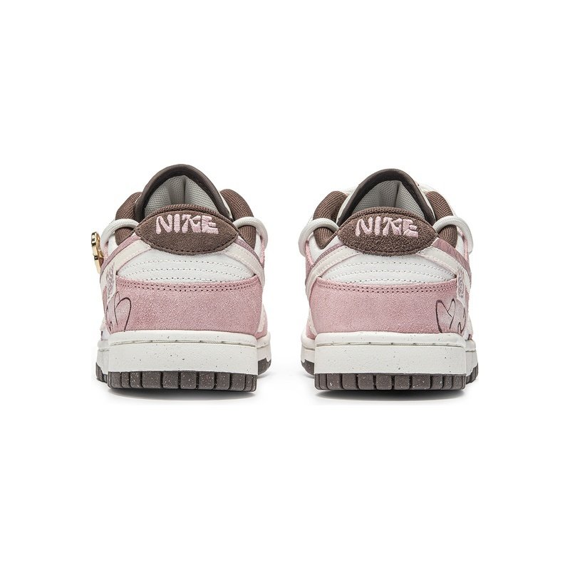 Custom Dunk Shoes White Pink Love Envelope - Image 4