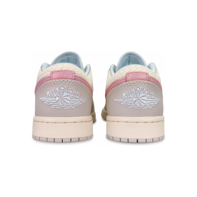 Custom Jordan Shoes Beige Pink Simple Life - Image 5