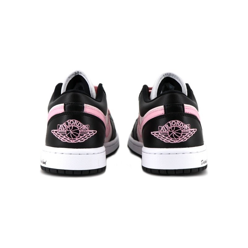 Custom Jordan Shoes Black Pink Misty Wild Cherry - Image 4