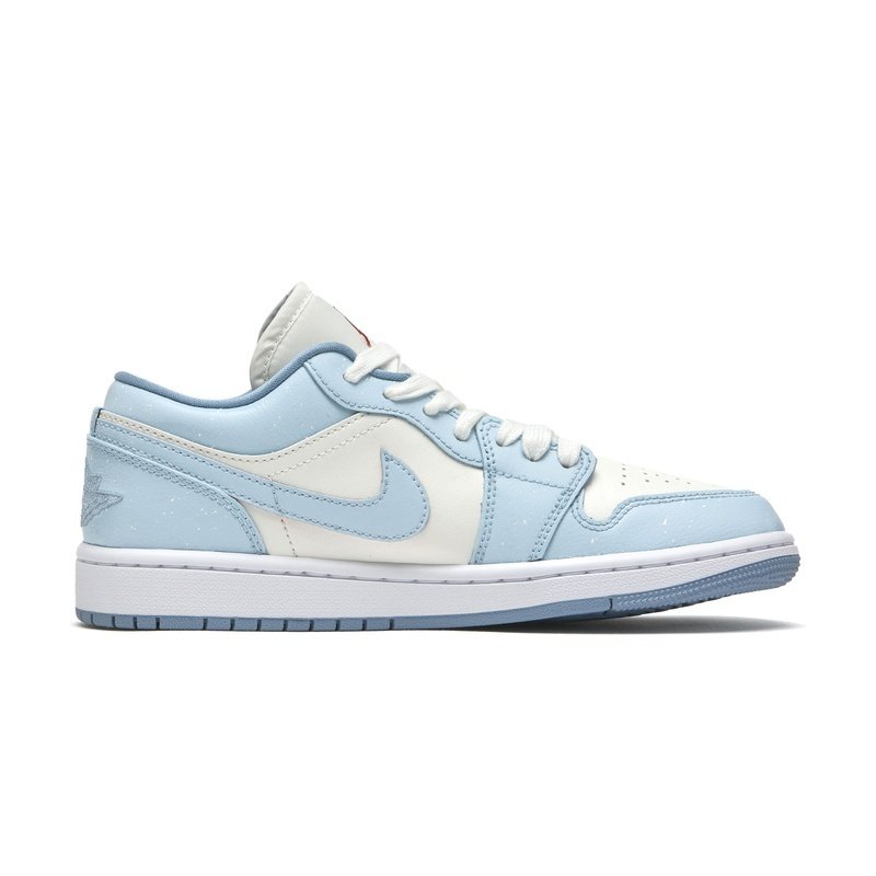 Custom Jordan Shoes Blue White Mint Sea Salt - Image 2