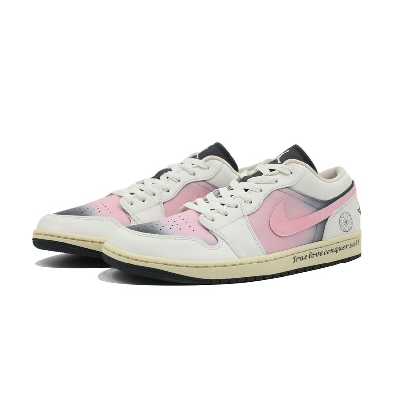 Custom Jordan Shoes Pink Beige Sakura Dream - Image 3