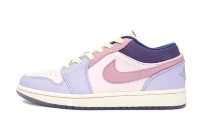 Custom Jordan Shoes Pink Purple Peach Soda